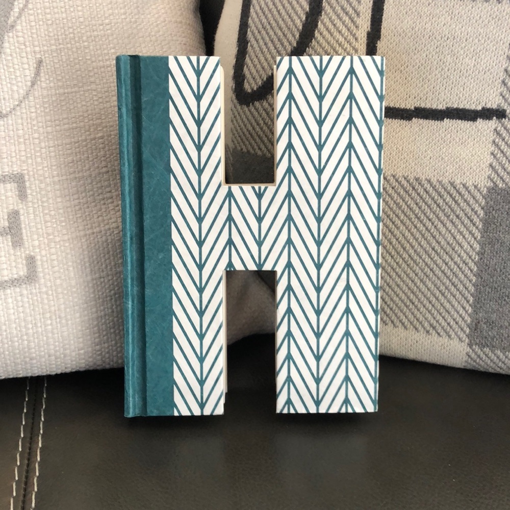 Letter “H” journal or decor!